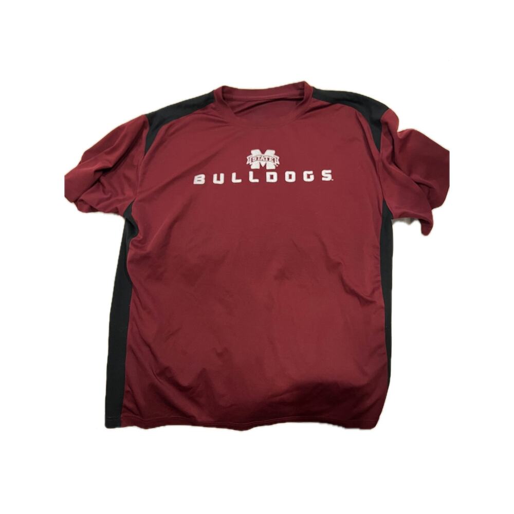 Mississippi State Bulldogs Sweat Wicking T-Shirt, Men's XL